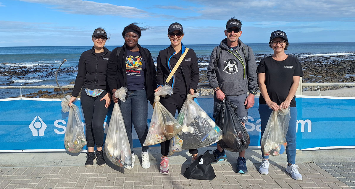 Inspired Testing cleans up after the Cape Town Marathon